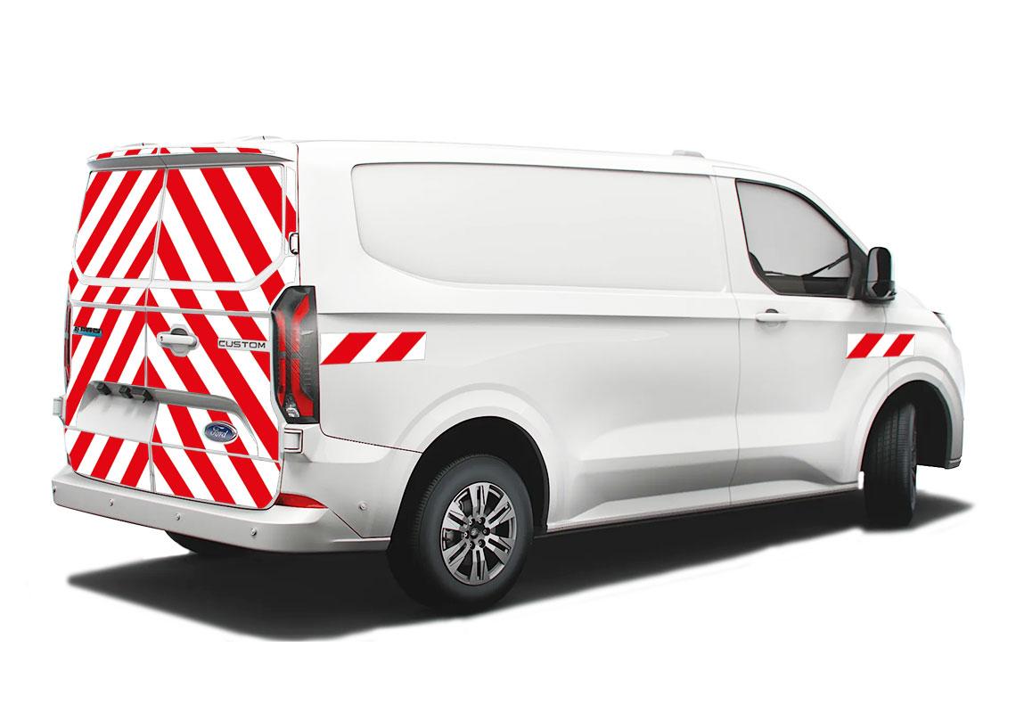 Kit de balisage prédécoupé Classe B Total FORD TRANSIT CUSTOM 2023